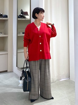 「アイテム（タンクトップ）」を使った、yamapii3さん（レディース・150cm・30代）の秋コーディネート