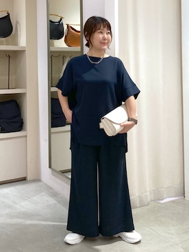 「Elura（エルーラ）のアイテム（サンダル）」を使った、yamapii3さん（レディース・150cm）の夏コーディネート