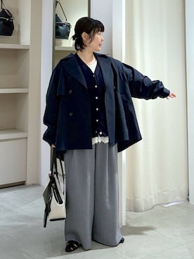 「Elura（エルーラ）の裾レースタンク/605388（タンクトップ、ホワイト系）」を使った、yamapii3さん（レディース・150cm）の春コーディネート