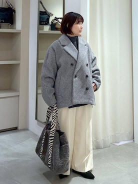 「アイテム（ネックレス）」を使った、yamapii3さん（レディース・150cm・30代）の冬コーディネート