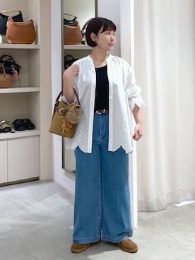 「アイテム（タンクトップ）」を使った、yamapii3さん（レディース・150cm・30代）の夏コーディネート