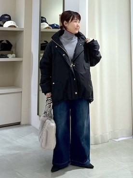 「アイテム（ダウンジャケット/コート）」を使った、yamapii3さん（レディース・150cm・30代）の秋コーディネート