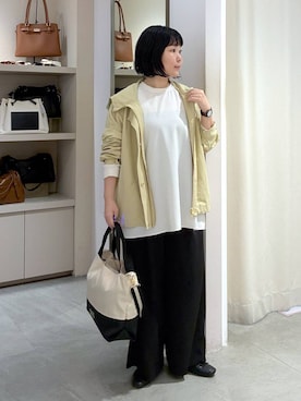 「Elura（エルーラ）のアイテム」を使った、yamapii3さん（レディース・150cm）の春コーディネート