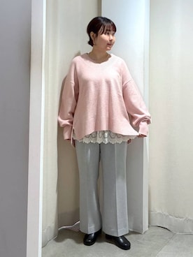 「アイテム（タンクトップ）」を使った、yamapii3さん（レディース・150cm・30代）の冬コーディネート