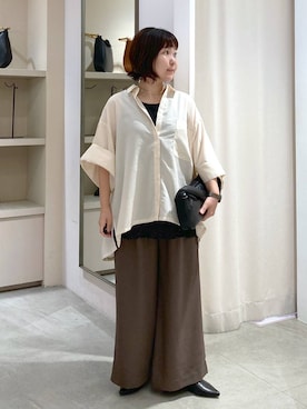 「着痩せ」｜yamapii3さん（レディース・150cm）の夏コーディネート