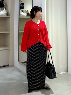 「Elura（エルーラ）のスリングバッグミュール/324745（パンプス、ブラック系）」を使った、yamapii3さん（レディース・150cm）の春コーディネート