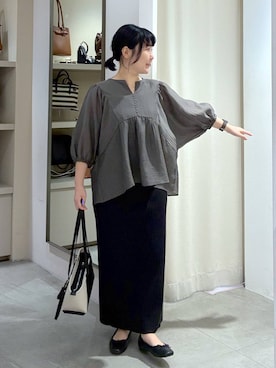 「Elura（エルーラ）のアイテム」を使った、yamapii3さん（レディース・150cm）の春コーディネート