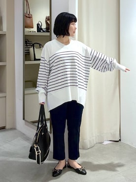 「Elura（エルーラ）のアイテム」を使った、yamapii3さん（レディース・150cm）の春コーディネート