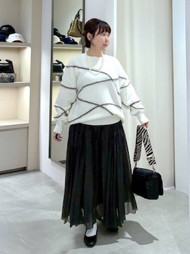 「アイテム（ネックレス）」を使った、yamapii3さん（レディース・150cm・30代）の秋コーディネート