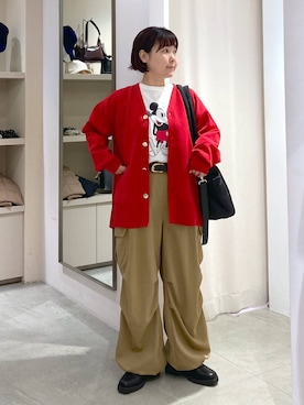 「アイテム（カーゴパンツ）」を使った、yamapii3さん（レディース・150cm）の秋コーディネート