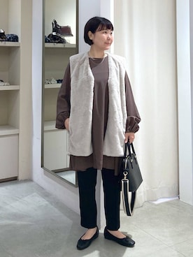「アイテム（その他アウター）」を使った、yamapii3さん（レディース・150cm）の秋コーディネート