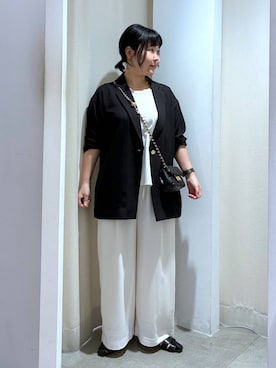 「Elura（エルーラ）のアイテム」を使った、yamapii3さん（レディース・150cm）の春コーディネート