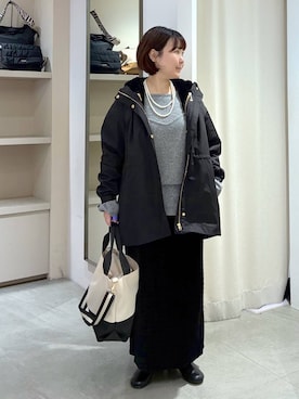 「アイテム（スカート）」を使った、yamapii3さん（レディース・150cm・30代）の冬コーディネート