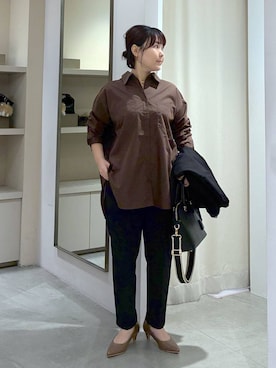 「アイテム（パンプス）」を使った、yamapii3さん（レディース・150cm・30代）の冬コーディネート