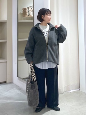 「アイテム（ブルゾン）」を使った、yamapii3さん（レディース・150cm・30代）の秋コーディネート