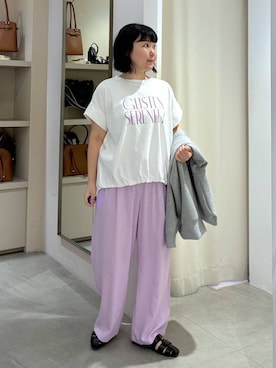 「Elura（エルーラ）のアイテム」を使った、yamapii3さん（レディース・150cm）の春コーディネート