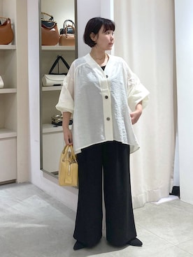 「アイテム（カーディガン/ボレロ）」を使った、yamapii3さん（レディース・150cm・30代）の夏コーディネート