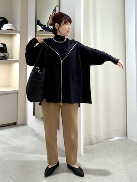 「アイテム（ベスト）」を使った、yamapii3さん（レディース・150cm）の秋コーディネート