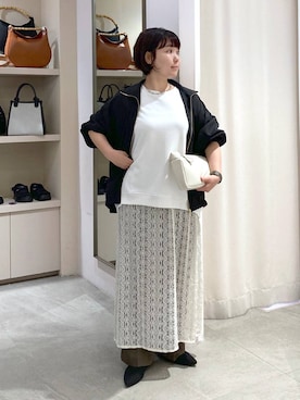 「アイテム（ブルゾン）」を使った、yamapii3さん（レディース・150cm・30代）の夏コーディネート
