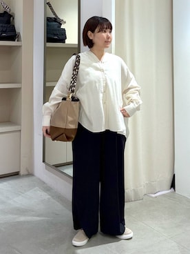 「アイテム（シャツ/ブラウス）」を使った、yamapii3さん（レディース・150cm・30代）の冬コーディネート