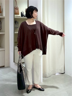 「Elura（エルーラ）のアイテム」を使った、yamapii3さん（レディース・150cm）の春コーディネート