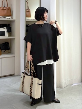 「Elura（エルーラ）のアイテム」を使った、yamapii3さん（レディース・150cm）の春コーディネート