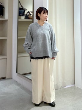 「アイテム（タンクトップ）」を使った、yamapii3さん（レディース・150cm・30代）の冬コーディネート