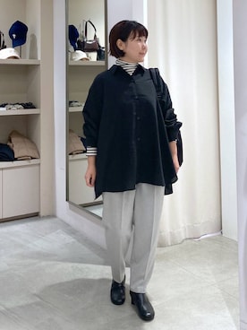 「アイテム（バックパック/リュック）」を使った、yamapii3さん（レディース・150cm）の秋コーディネート