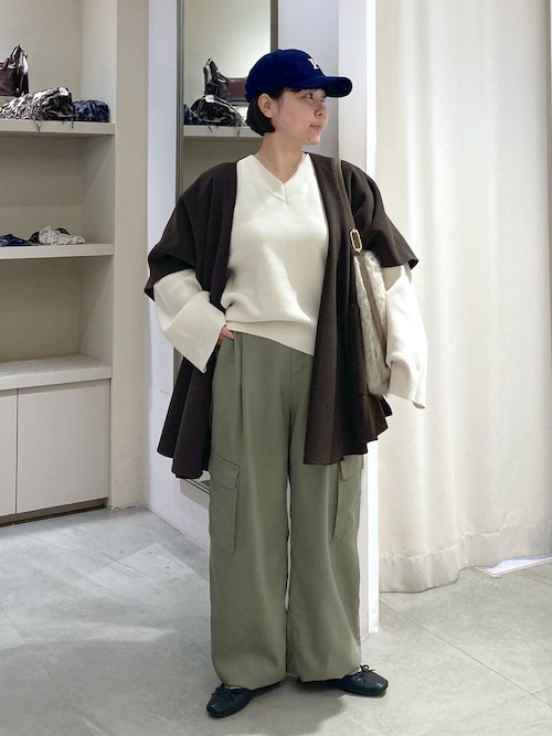 セール】ニットリバーポンチョ/571757（ポンチョ）｜Elura（エルーラ