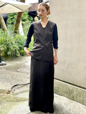 「select MOCA（セレクトモカ）のアイテム」を使った、momokaさん（レディース・158cm）の春コーディネート