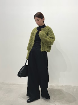 momokaさん（骨格ウェーブ・レディース・158cm）の冬コーディネート