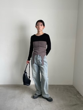 momokaさん（レディース・158cm）の冬コーディネート