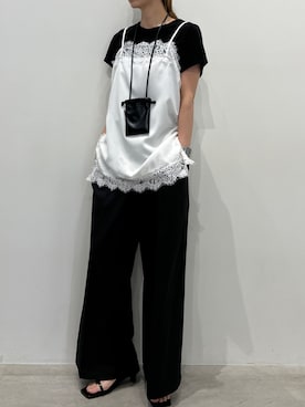 「select MOCA Et（セレクトモカエト）のアイテム」を使った、momokaさん（レディース・158cm）の夏コーディネート