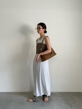 「select MOCA Et（セレクトモカエト）のアイテム」を使った、momokaさん（レディース・158cm）の夏コーディネート