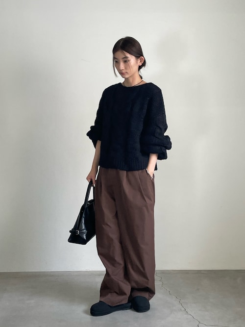 セール】ビッグケーブルボリュームスリーブニット（ニット/セーター