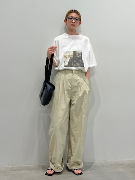 「select MOCA（セレクトモカ）のアイテム（バッグ）」を使った、momokaさん（レディース・158cm）の夏コーディネート