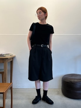 「select MOCA（セレクトモカ）のアイテム（パンツ）」を使った、momokaさん（レディース・158cm）の春コーディネート