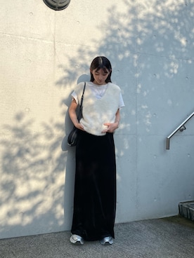 「select MOCA by son（セレクトモカバイソン）のアイテム」を使った、momokaさん（レディース・158cm）の秋コーディネート