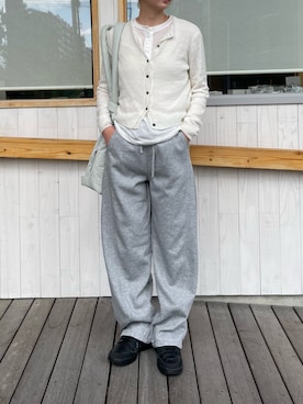 「select MOCA（セレクトモカ）のアイテム（パンツ）」を使った、momokaさん（レディース・158cm）の秋コーディネート