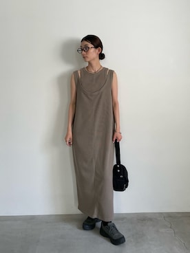 「select MOCA（セレクトモカ）のアイテム」を使った、momokaさん（レディース・158cm）の夏コーディネート