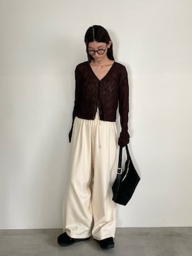 「アイテム（キャミソール）」を使った、momokaさん（レディース・158cm）の夏コーディネート