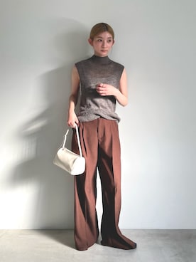 「select MOCA（セレクトモカ）のアイテム（バッグ）」を使った、momokaさん（レディース・158cm）の春コーディネート