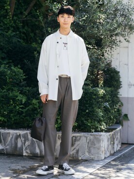 sakasaさん（メンズ・180cm）の秋コーディネート