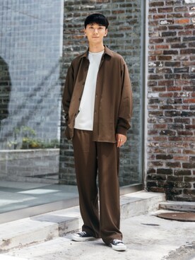 sakasaさん（メンズ・180cm）の秋コーディネート