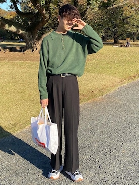 sakasaさん（メンズ・180cm）の冬コーディネート