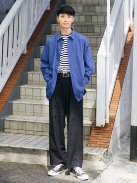 sakasaさん（メンズ・180cm）の夏コーディネート