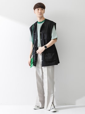 sakasaさん（メンズ・180cm）の夏コーディネート