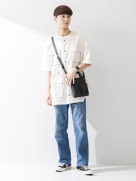 sakasaさん（メンズ・180cm）の夏コーディネート