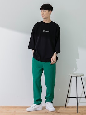 sakasaさん（メンズ・180cm）の春コーディネート