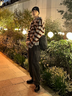 「STUSSY（ステューシー）のアイテム」を使った、sakasaさん（メンズ・180cm）の秋コーディネート